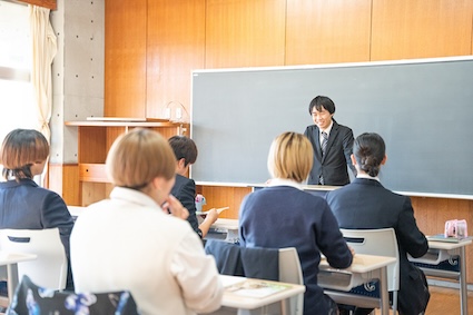 成美学園の授業中の様子